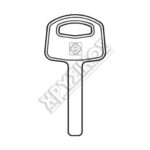 SILCA ABUS ΚΛΕΙΔΙΑ ΥΠΕΡ ΑΣΦ.BRASS