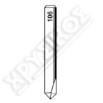 SILCA W106 ΦΡΕΖΑ ΓΙΑ ΒΟΥΛΕΣ 0,6mm CARBIDE ΓΙΑ TRIAX