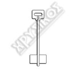 SILCA RUSSIA ΚΛΕΙΔ.ΧΡΗΜ/ΤΙΟΥ BRASS