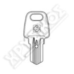 SILCA ABA ΚΛΕΙΔΙΑ ΜΕ ΤΡΥΠΑ STEEL