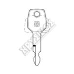 SILCA KOMATSU ΚΛΕΙΔ.ΚΛΑΡΚ STEEL