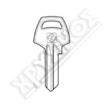 SILCA CORBIN ΚΛΕΙΔΙΑ ΑΠΛΑ BRASS