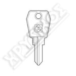 SILCA EURO LOCKS ΚΛΕΙΔ.ΓΡΑΜΑΤ.STEEL