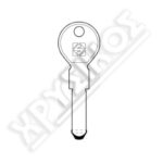 SILCA KESO ΚΛΕΙΔΙΑ ΑΣΦ. ΜΕ ΜΠΙΛΙΑ SILVER