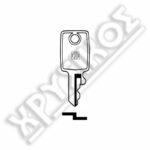 SILCA SAMSONITE ΚΛΕΙΔΙΑ ΒΑΛΙΤΣΑΣ BRASS