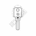 SILCA CINA KΛΕΙΔ.ΑΣΦ.BRASS