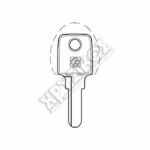 SILCA CINA KΛΕΙΔ.ΑΣΦ.BRASS