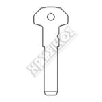 SILCA ALFA ROMEO ΛΕΠΙΔΑ EMERGENCY NICKEL SILVER