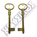 DOMUS ΚΛΕΙΔΙ ΜΕΣΟΠΟΡΤΑΣ BRASS NO-2