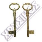 DOMUS ΚΛΕΙΔΙ ΜΕΣΟΠΟΡΤΑΣ BRASS NO 3