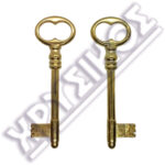 DOMUS ΚΛΕΙΔΙ ΜΕΣΟΠΟΡΤΑΣ BRASS NO 5