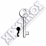 SILCA EUREKA BRASS ΚΛΕΙΔΙΑ ΜΑΣΤΕΡ ΜΕΣΟΠΟΡΤΑΣ