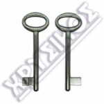 GEVY ΚΛΕΙΔΙ ΜΕΣΟΠΟΡΤΑΣ Νο 2 ΝΙΚΕΛ