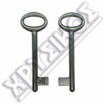 GEVY ΚΛΕΙΔΙ ΜΕΣΟΠΟΡΤΑΣ Νο 3 ΝΙΚΕΛ