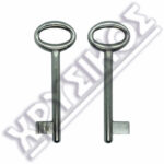 GEVY ΚΛΕΙΔΙ ΜΕΣΟΠΟΡΤΑΣ Νο 6 ΝΙΚΕΛ