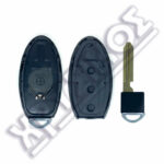 NISSAN SMART KEY ΚΕΛΥΦΟΣ 2 ΚΟΥΜΠΙΑ ΜΕ ΛΕΠΙΔΑ NSN14 ΤΥΠΟΣ2 - Image 2