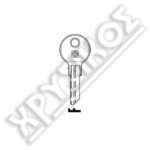 SILCA CINA ΚΛΕΙΔΙΑ ΣΥΡΤΑΡΙΩΝ BRASS