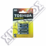 TOSHIBA ΜΠΑΤΑΡΙΕΣ 4TEM AAA 1.5V