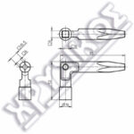 EMKA ΚΛΕΙΔΙ ΣΙΔΗΡΟΔΡΟΜΙΚΟ ΤΕΤΡΑΓΩΝΟ 8-9 ΘΗΛ./6-10,5 ΑΡΣΕΝΙΚΟ ΗΛ/ΚΗΣ ΒΑΦΗΣ - Image 2