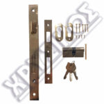 DOMUS ΚΛΕΙΔΑΡΙΑ ΞΥΛΟΠΟΡΤΑΣ 45mm EXPORT ΜΕ ΚΥΛΙΝΙΝΔΡΟ ΑΠΛΟ 65mm (30-35) - Image 2