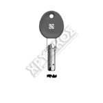 SILCA ISEO ΚΛΕΙΔΙΑ ΑΣΦ. NICKEL SILVER ΠΛΑΣΤ ΜΕ ΜΠΙΛΙΑ