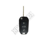 PEUGEOT CITROEN REMOTE 3 ΚΟΥΜΠΙΑ HU83 FLIP ΑΔΕΙΟ ΣΤΕΝΟ