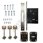 GEVY ΚΛΕΙΔΑΡΙΑ ΧΡΗΜ/ΤΙΟΥ 45mm 2 ΣΤΡΟΦΩΝ ΝΙΚΕΛ ΜΕ 4 ΠΥΡΟΥΣ