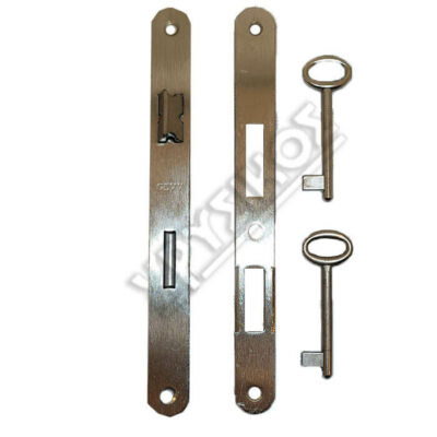 GEVY ΚΛΕΙΔΑΡΙΑ ΜΕΣΟΠΟΡΤΑΣ 45Χ75 ΝΙΚΕΛ ΟΒΑΛ - Image 2