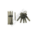 GEVY ΚΥΛΙΝΔΡΟΣ ΑΣΦΑΛΕΙΑΣ 80mm (30-50) ΝΙΚΕΛ ΜΕ 5 ΚΛΕΙΔΙΑ