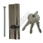 CISA LOCKING LINE ΚΥΛΙΝΔΡΟΣ ΑΠΛΟΣ 35-65 ΝΙΚΕΛ 100mm ΜΕ 3 ΚΛΕΙΔΙΑ