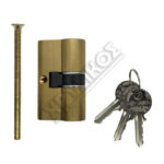 CISA LOCKING LINE ΚΥΛΙΝΔΡΟΣ ΑΠΛΟΣ 27-27 BRASS 54mm ΜΕ 3 ΚΛΕΙΔΙΑ