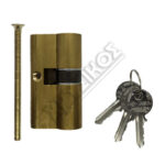 CISA LOCKING LINE ΚΥΛΙΝΔΡΟΣ ΑΠΛΟΣ 27-33 BRASS 60mm ΜΕ 3 ΚΛΕΙΔΙΑ