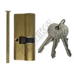 CISA LOCKING LINE ΚΥΛΙΝΔΡΟΣ ΑΠΛΟΣ 30-40 BRASS 70mm ΜΕ 3 ΚΛΕΙΔΙΑ