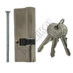 CISA LOCKING LINE ΚΥΛΙΝΔΡΟΣ ΑΠΛΟΣ 30-50 ΝΙΚΕΛ 80mm ΜΕ 3 ΚΛΕΙΔΙΑ