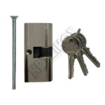 CISA LOCKING LINE ΟΒΑΛ ΚΥΛΙΝΔΡΟΣ ΑΠΛΟΣ 28-28 ΝΙΚΕΛ 56mm ΜΕ 3 ΚΛΕΙΔΙΑ