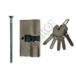 CISA ASIX ΚΥΛΙΝΔΡΟΣ ΑΣΦΑΛΕΙΑΣ 28-28 ΝΙΚΕΛ 56mm ΜΕ 5 ΚΛΕΙΔΙΑ