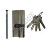 CISA ASIX ΚΥΛΙΝΔΡΟΣ ΑΣΦΑΛΕΙΑΣ 30-40 ΝΙΚΕΛ 70mm ΜΕ 5 ΚΛΕΙΔΙΑ