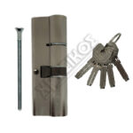 CISA ASIX ΚΥΛΙΝΔΡΟΣ ΑΣΦΑΛΕΙΑΣ 40-50 ΝΙΚΕΛ 90mm ΜΕ 5 ΚΛΕΙΔΙΑ