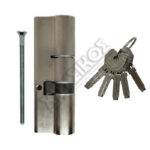 CISA ASIX ΚΥΛΙΝΔΡΟΣ ΑΣΦΑΛΕΙΑΣ 35-55 ΝΙΚΕΛ 90mm ΜΕ 5 ΚΛΕΙΔΙΑ
