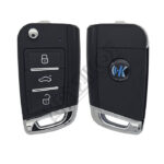 KD REMOTE SMART KEY 433MHz 3 ΚΟΥΜΠΙΑ ΣΧΗΜΑ MQB FLIP ΓΙΑ KD-X4 & KD-MP TOOL
