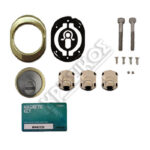 DISEC ΜΑΓΝΗΤΙΚΟ ΑΤΣΑΛΙΝΟ ΕΠΙΣΤΟΜΙΟ 25X50mm ΧΡΥΣΟ ΜΕ 3 ΚΛΕΙΔΙΑ